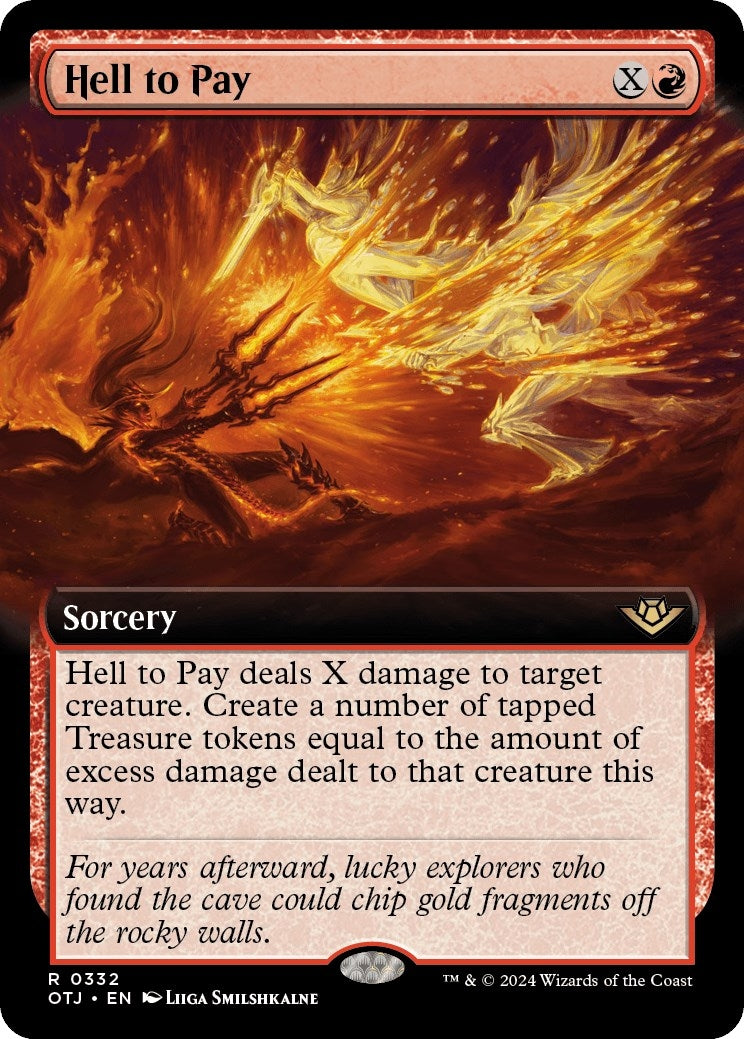 Image for Hell to Pay (Extended Art) (332) - Magic: The Gathering