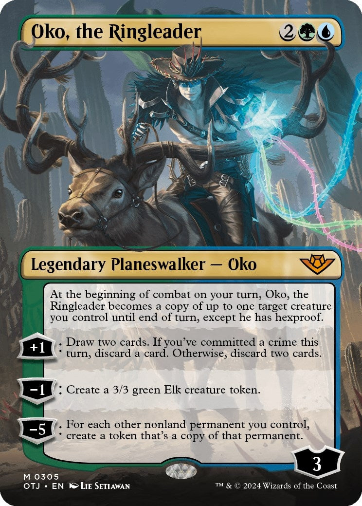 Image for Oko, the Ringleader (Borderless) (305) - Magic: The Gathering