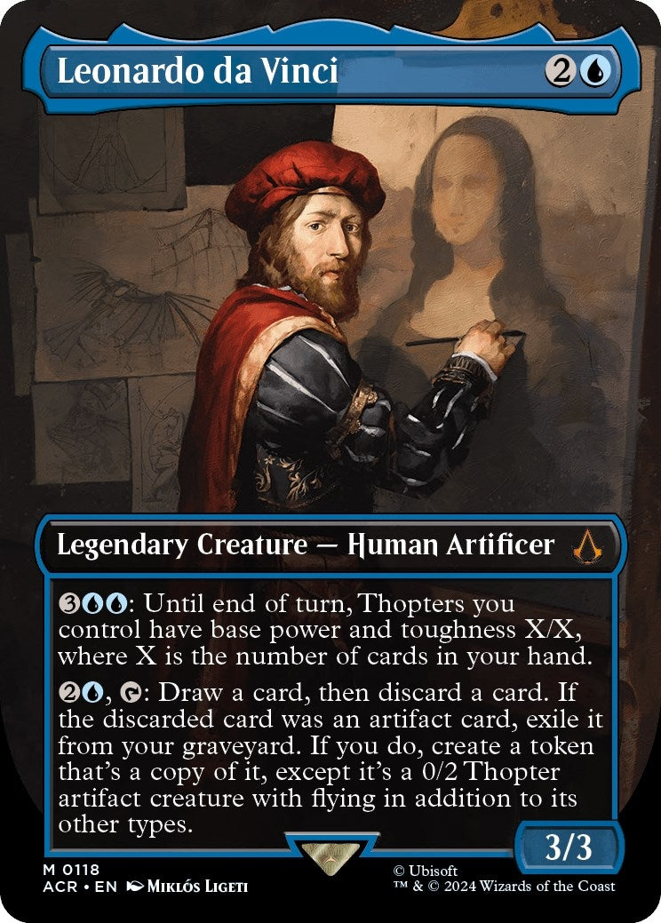 Image for Leonardo da Vinci (Borderless) (118) - Magic: The Gathering