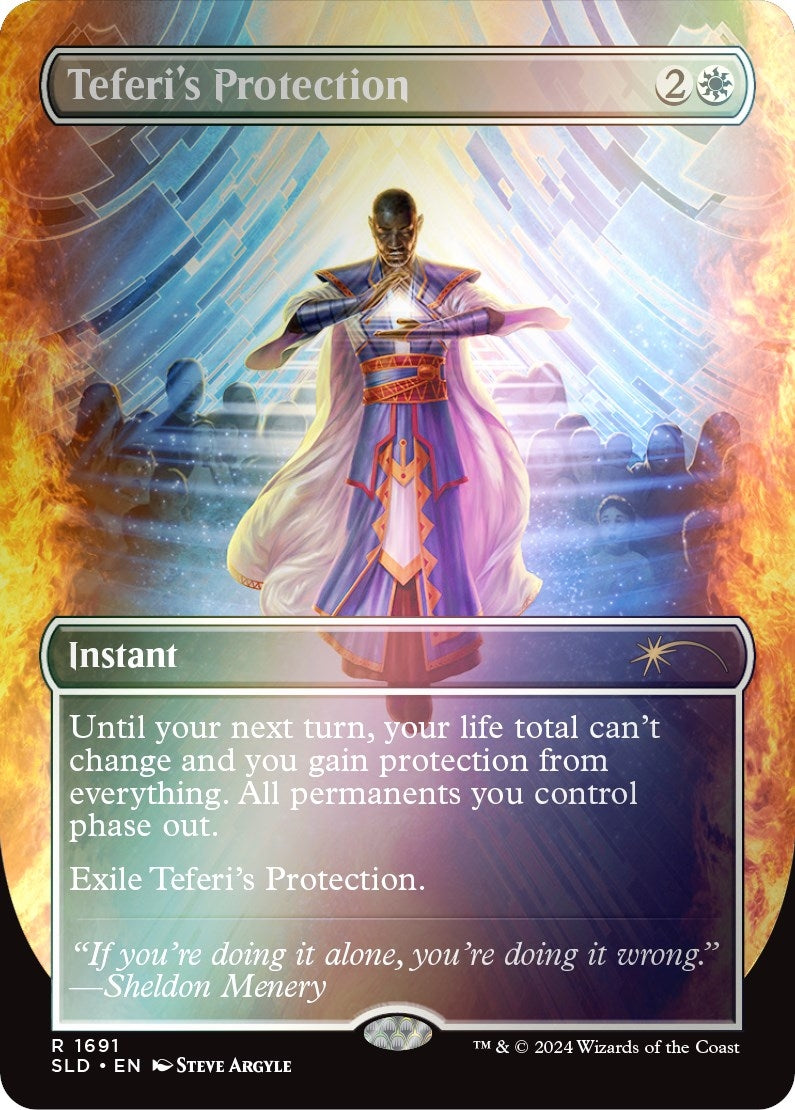 Image for Teferi's Protection (1691) (Rainbow Foil) (1691) - Magic: The Gathering