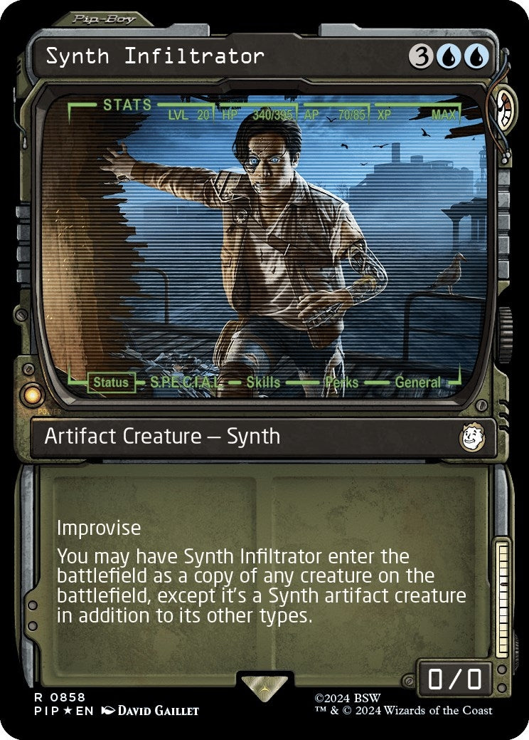 Image for Synth Infiltrator (Showcase) (Surge Foil) (858) - Magic: The Gathering