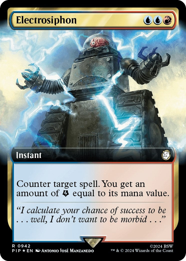 Image for Electrosiphon (Extended Art) (Surge Foil) (942) - Magic: The Gathering