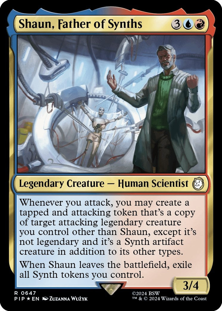 Image for Shaun, Father of Synths (Surge Foil) (647) - Magic: The Gathering
