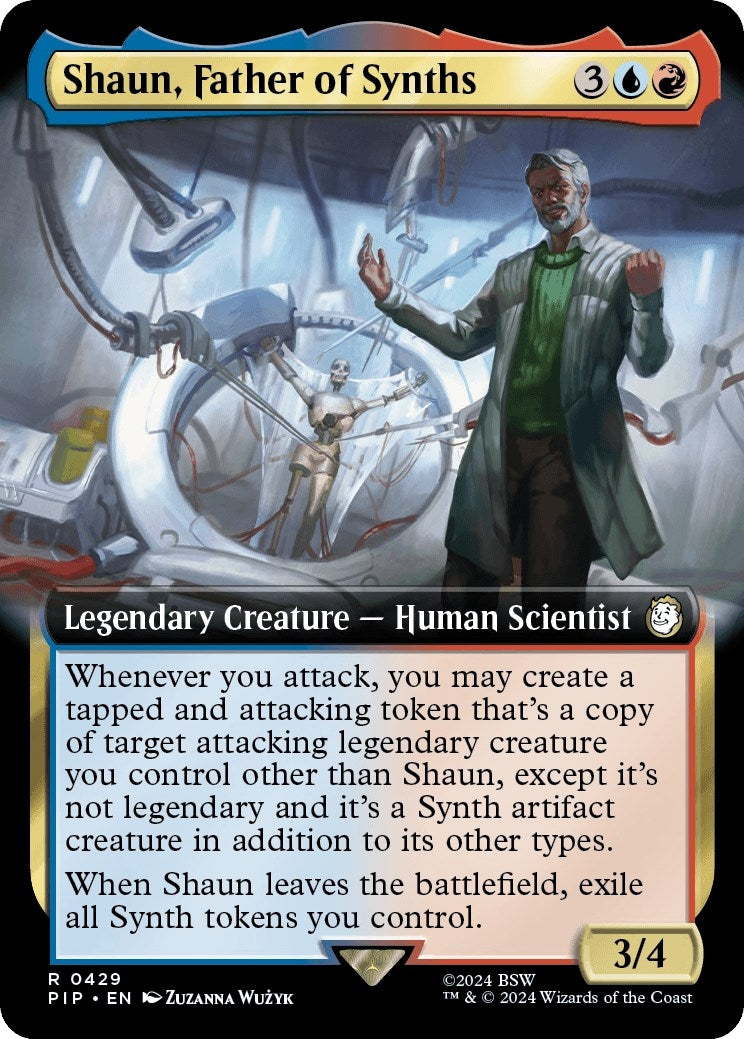 Image for Shaun, Father of Synths (Extended Art) (429) - Magic: The Gathering
