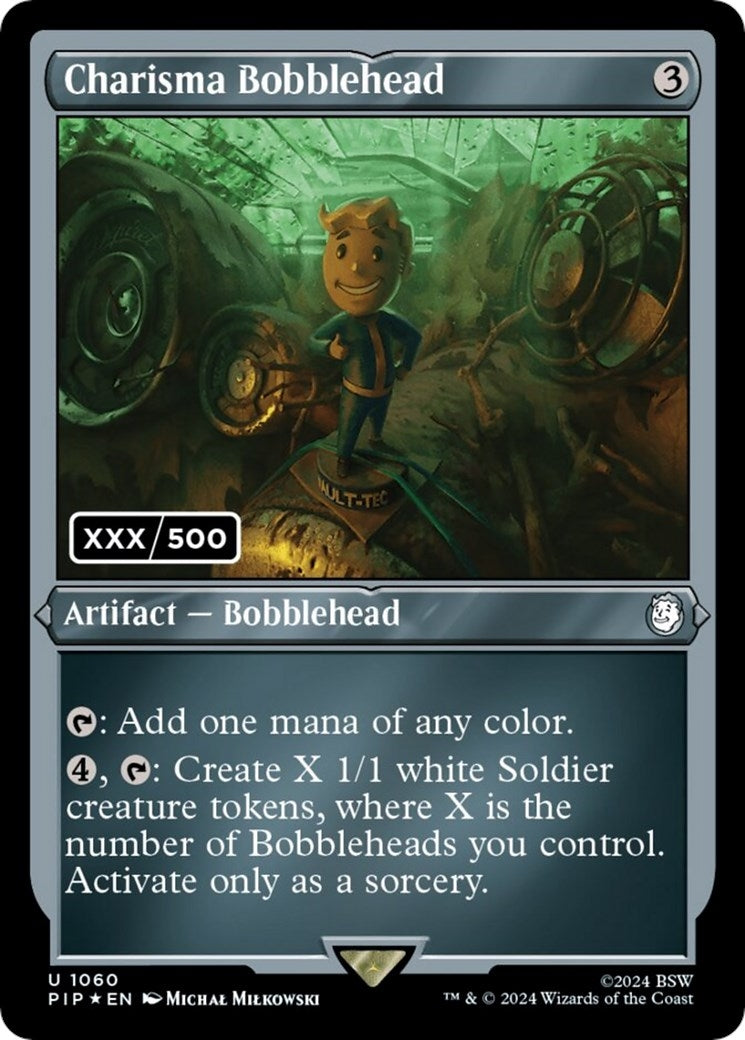 Image for Charisma Bobblehead (Serial Numbered) (1060) - Magic: The Gathering