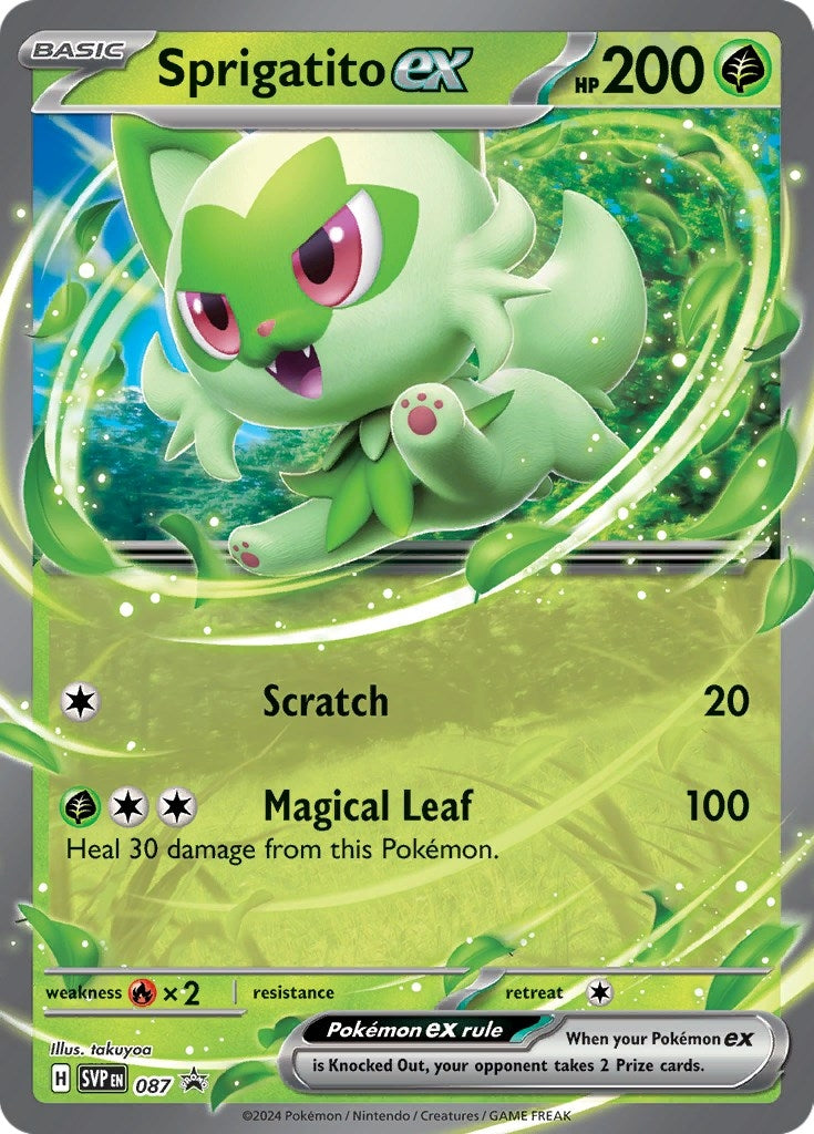 Image for Sprigatito ex - 087 (087) (SVP) - Pokemon