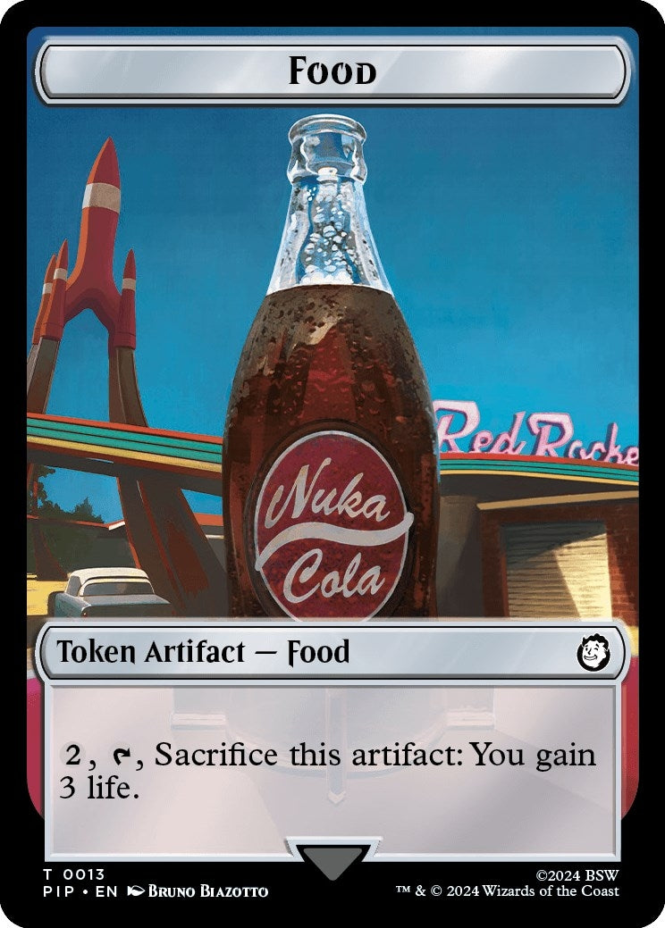 Image for Food (0013) // Copy Double-Sided Token (13 // 1) - Magic: The Gathering
