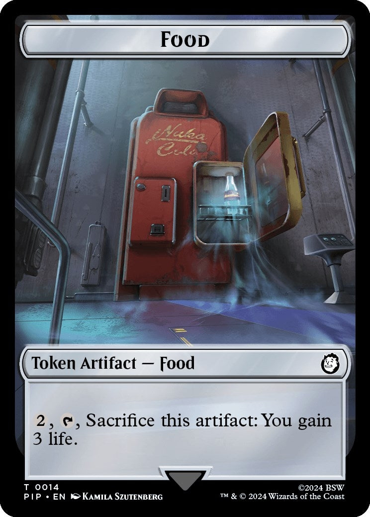 Image for Food (0014) // Alien Double-Sided Token (14 // 6) - Magic: The Gathering