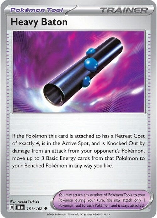 Image for Heavy Baton (151/162) (TEF) - Pokemon