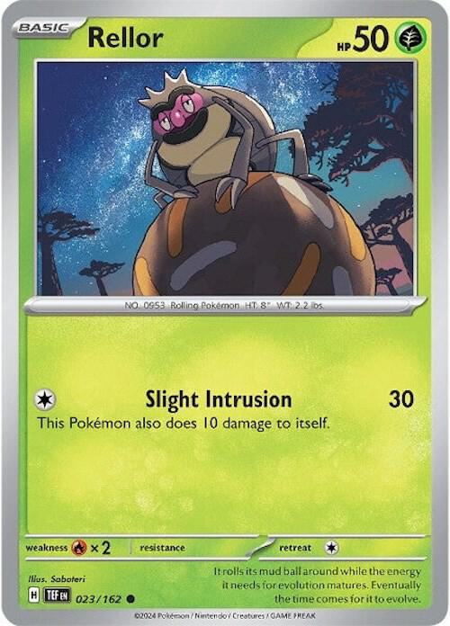 Image for Rellor (023/162) (TEF) - Pokemon