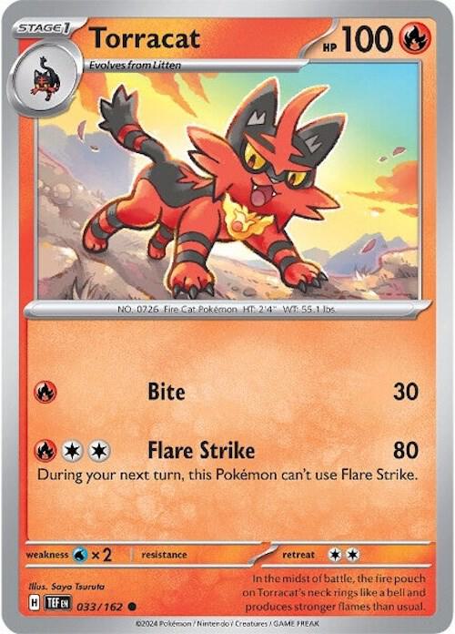 Image for Torracat (033/162) (TEF) - Pokemon
