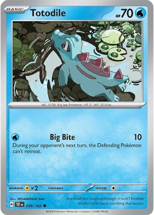 Image for Totodile (039/162) (TEF) - Pokemon