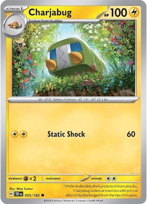 Image for Charjabug (055/162) (TEF) - Pokemon