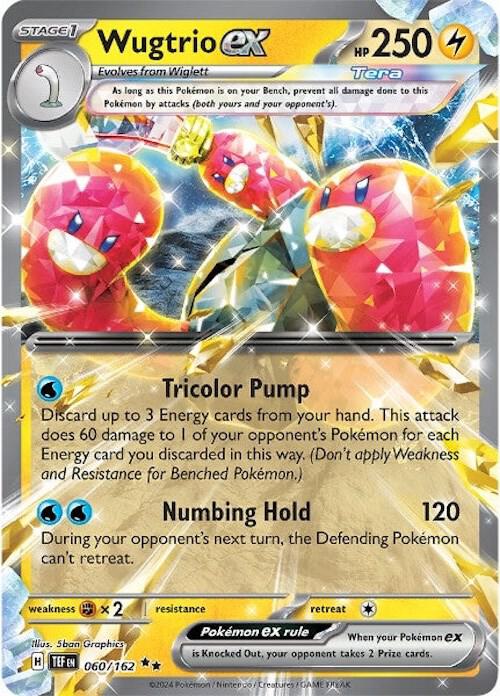 Image for Wugtrio ex (060/162) (TEF) - Pokemon