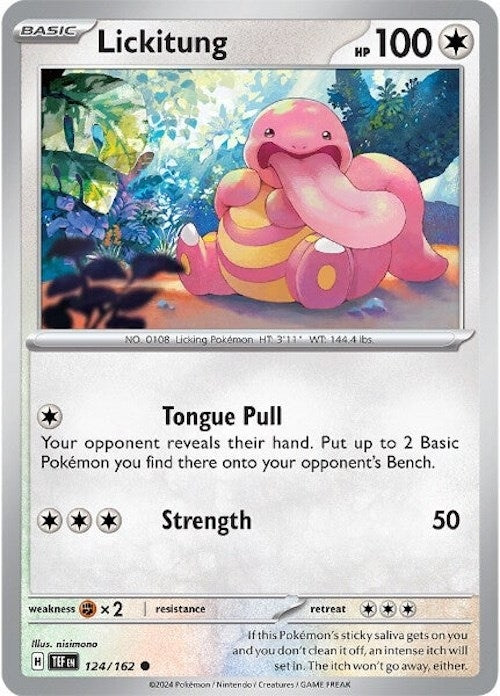 Image for Lickitung (124/162) (TEF) - Pokemon