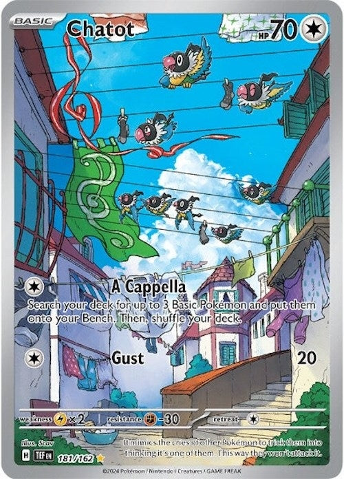 Image for Chatot (181/162) (TEF) - Pokemon