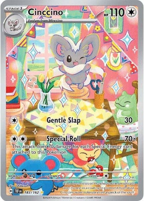 Image for Cinccino (183/162) (TEF) - Pokemon