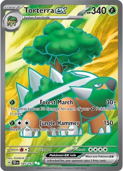 Image for Torterra ex (185/162) (TEF) - Pokemon