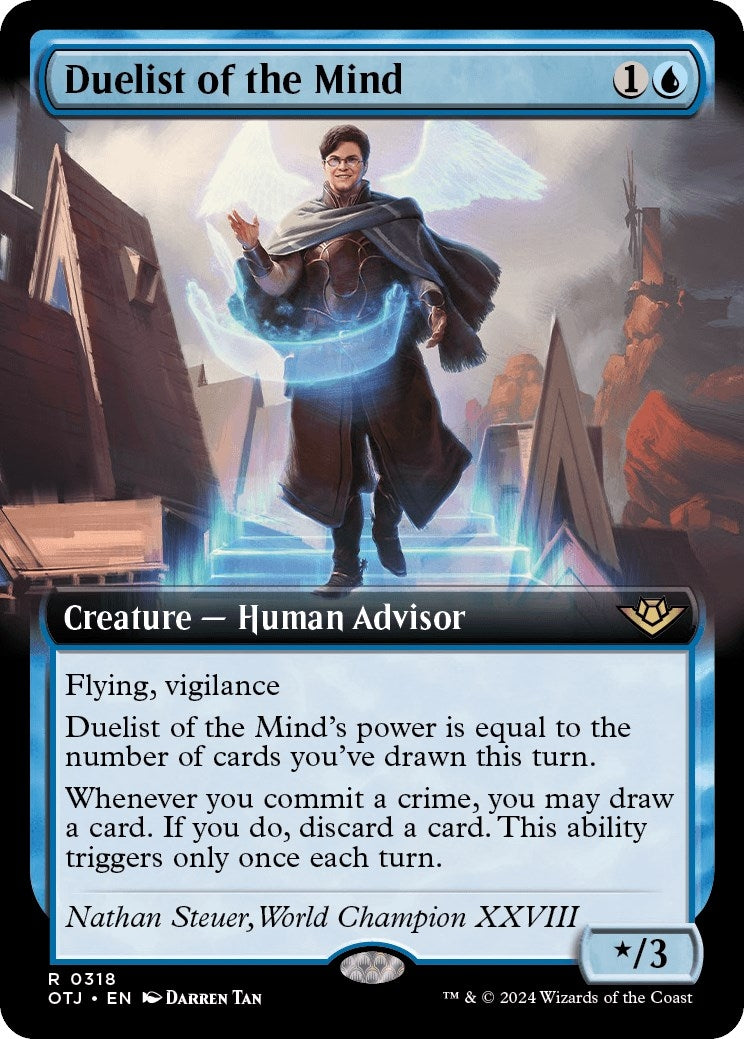 Image for Duelist of the Mind (Extended Art) (318) - Magic: The Gathering