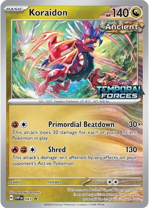 Image for Koraidon - 091 (Prerelease) (091) (SVP) - Pokemon