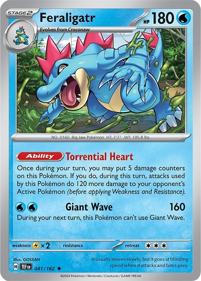 Image for Feraligatr (041/162) (PR) - Pokemon