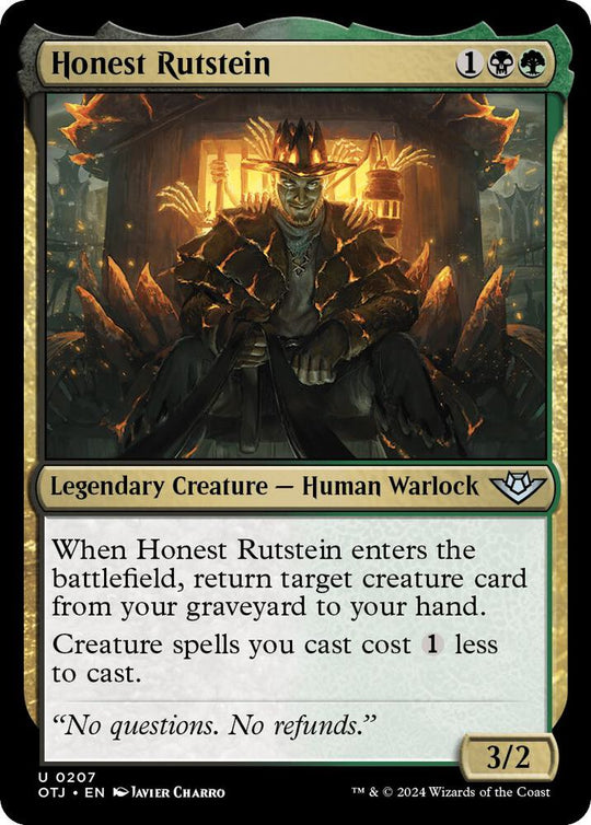 Image for Honest Rutstein (207) - Magic: The Gathering