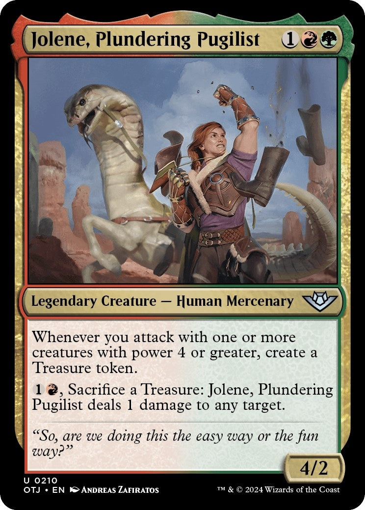 Image for Jolene, Plundering Pugilist (210) - Magic: The Gathering