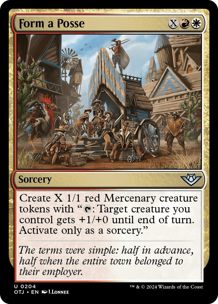 Image for Form a Posse (204) - Magic: The Gathering