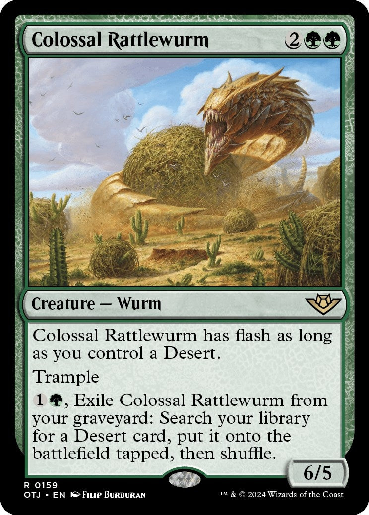 Image for Colossal Rattlewurm (159) - Magic: The Gathering