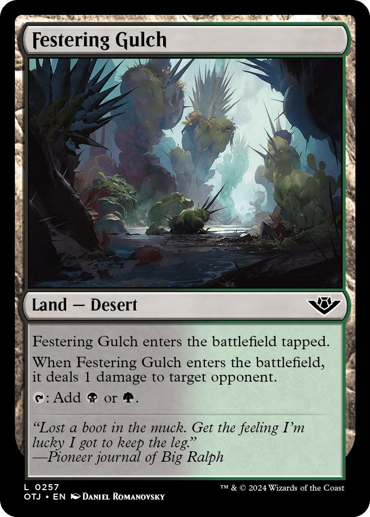 Image for Festering Gulch (257) - Magic: The Gathering