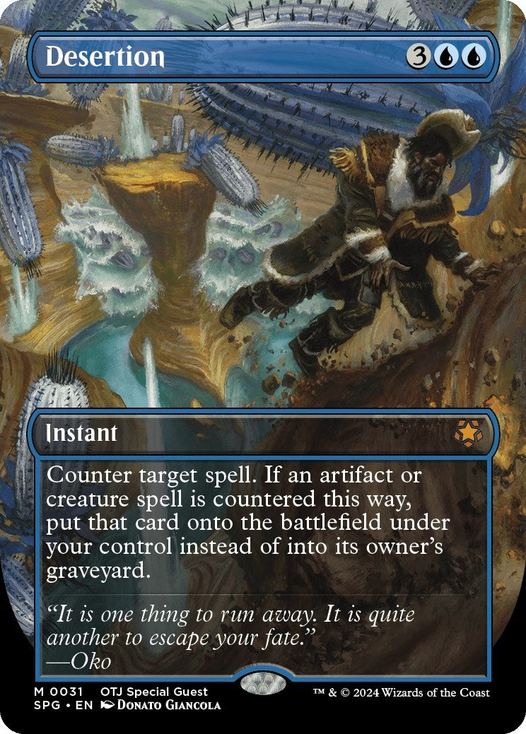 Image for Desertion (Borderless) (31) - Magic: The Gathering