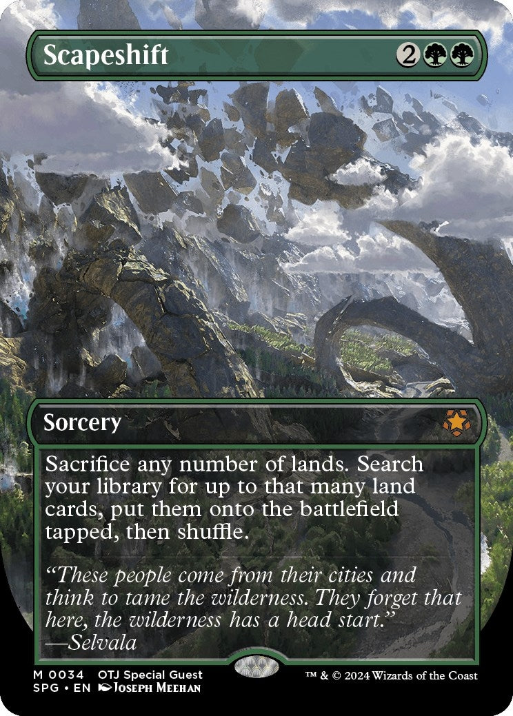 Image for Scapeshift (Borderless) (34) - Magic: The Gathering