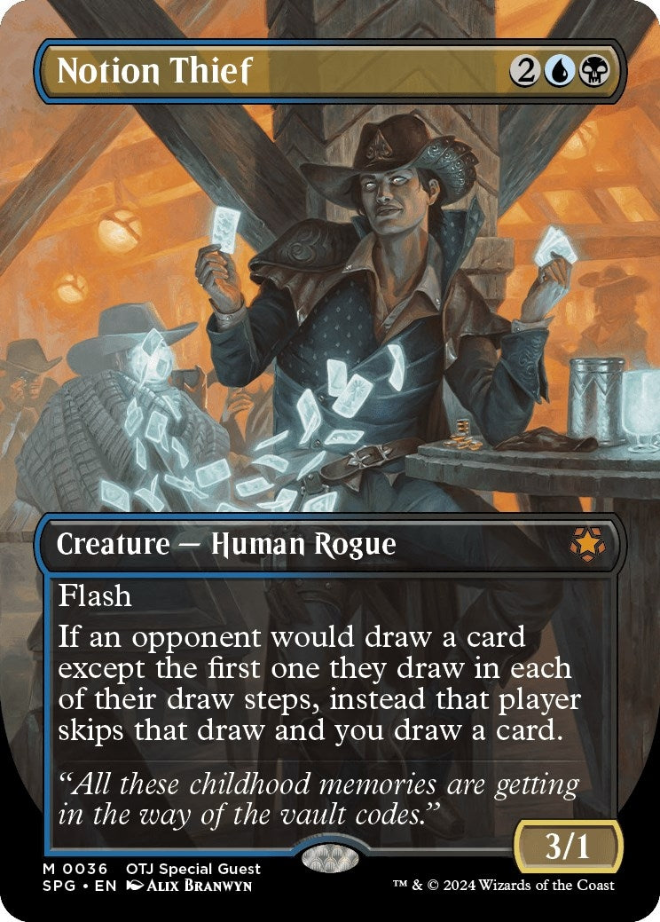 Image for Notion Thief (Borderless) (36) - Magic: The Gathering