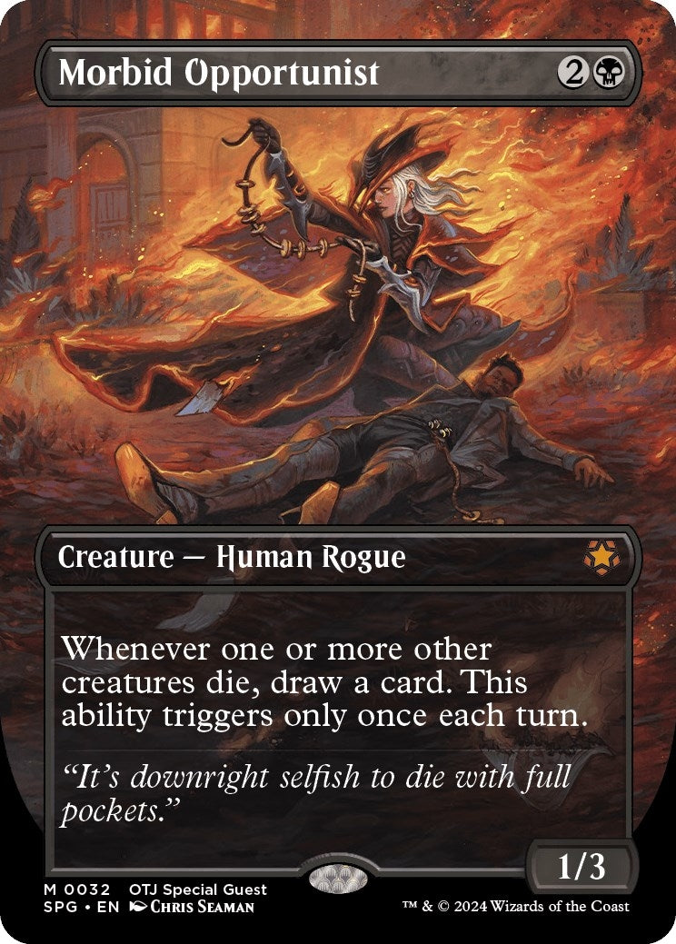 Image for Morbid Opportunist (Borderless) (32) - Magic: The Gathering