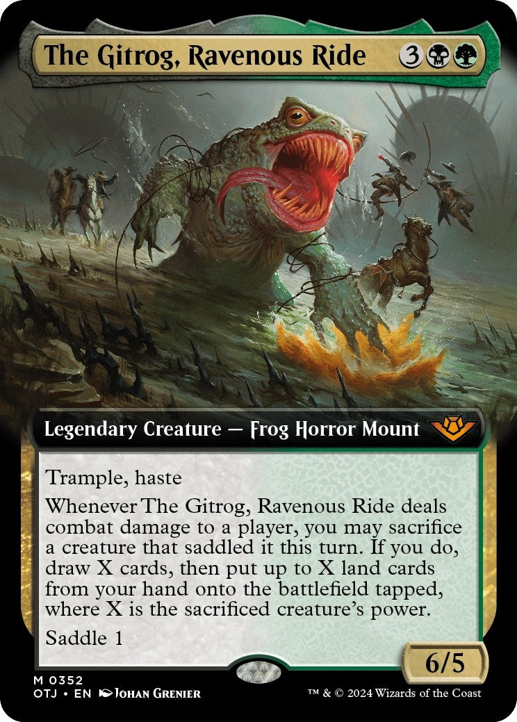 Image for The Gitrog, Ravenous Ride (Extended Art) (352) - Magic: The Gathering