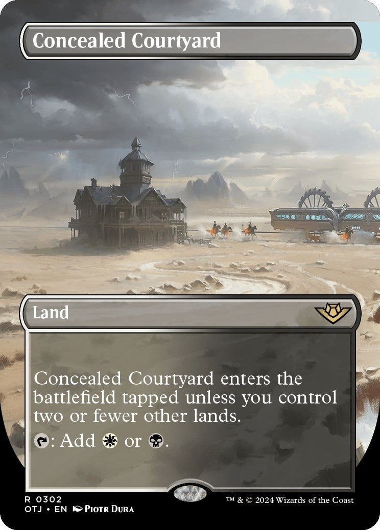 Image for Concealed Courtyard (Borderless) (302) - Magic: The Gathering