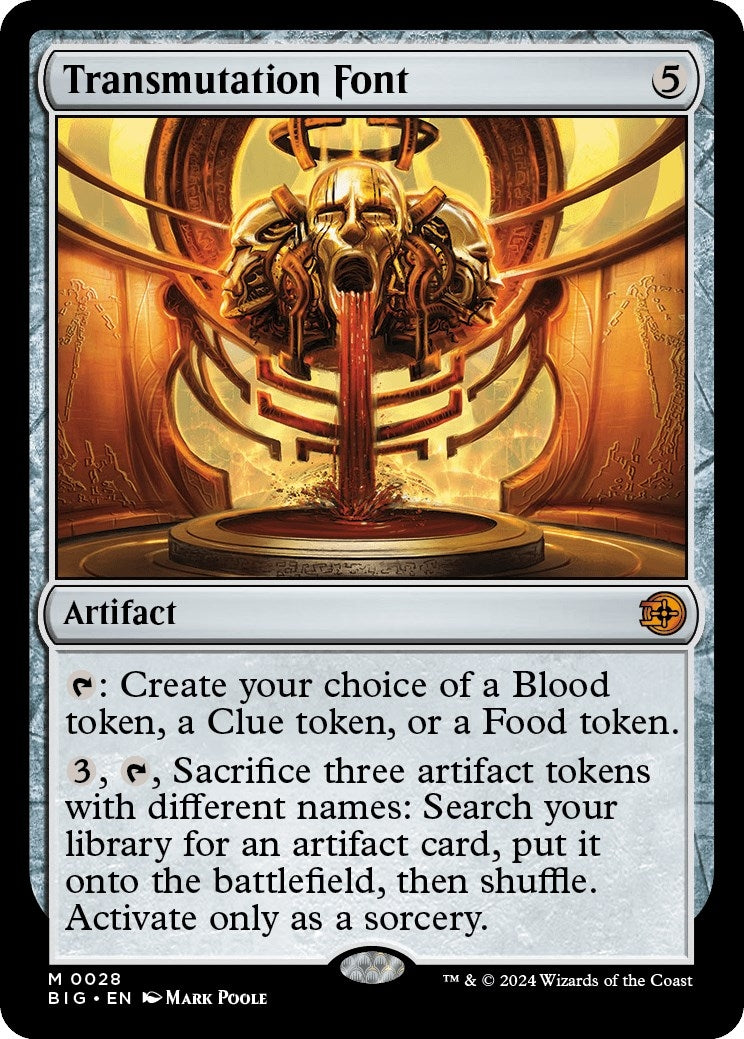 Image for Transmutation Font (28) - Magic: The Gathering
