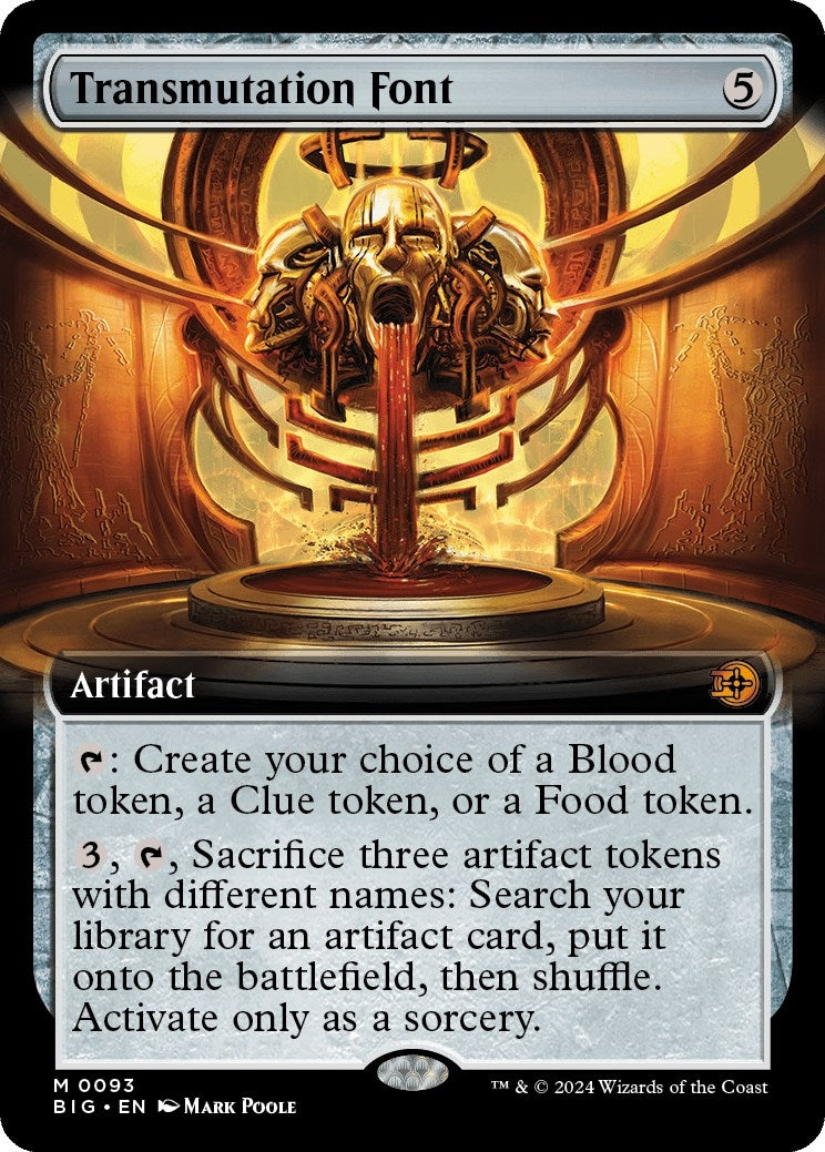 Image for Transmutation Font (Extended Art) (93) - Magic: The Gathering