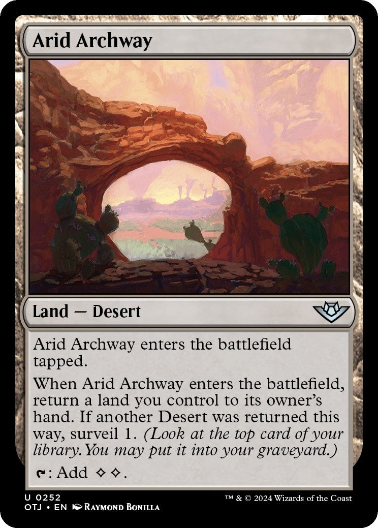 Image for Arid Archway (252) - Magic: The Gathering