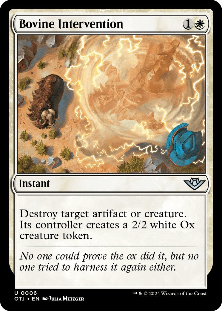 Image for Bovine Intervention (6) - Magic: The Gathering