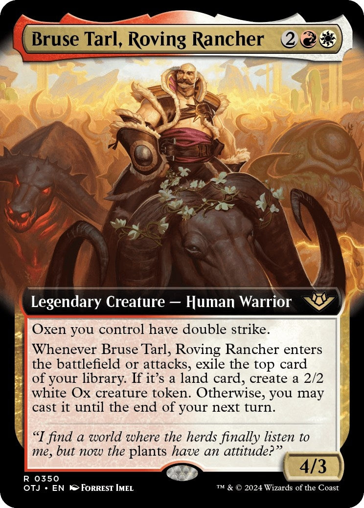 Image for Bruse Tarl, Roving Rancher (Extended Art) (350) - Magic: The Gathering