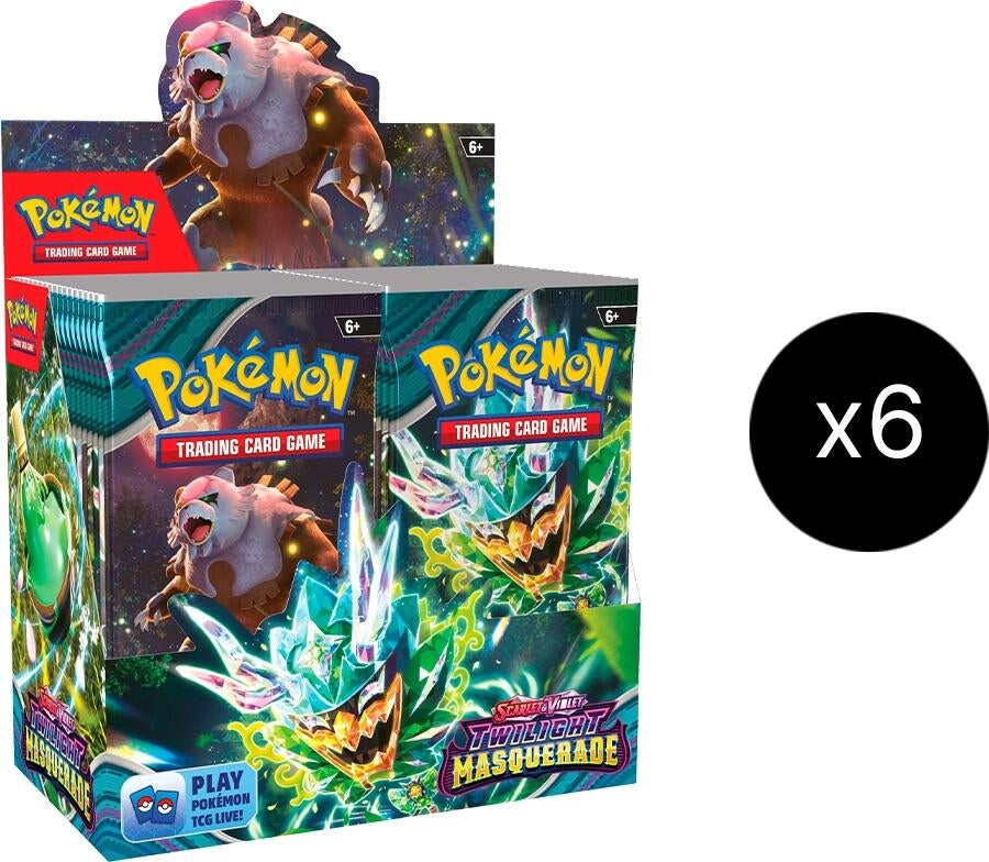 Image for Twilight Masquerade Booster Box Case - Pokemon
