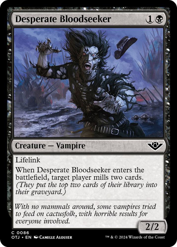 Image for Desperate Bloodseeker (86) - Magic: The Gathering
