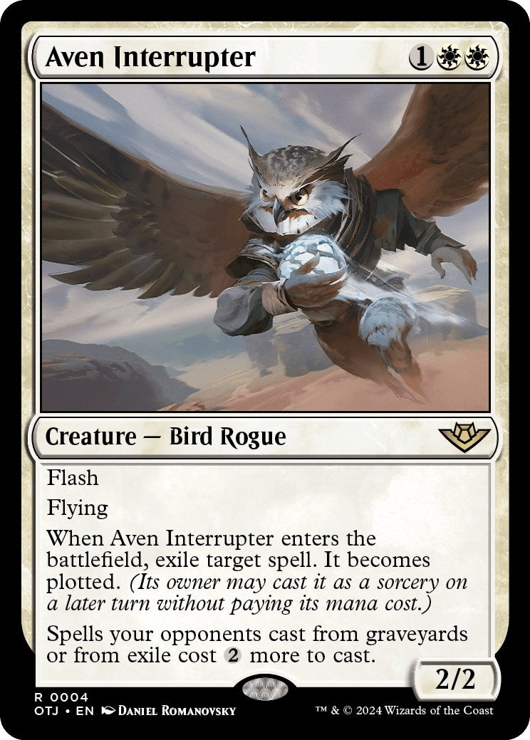 Image for Aven Interrupter (4) (OTJ) - Magic: The Gathering
