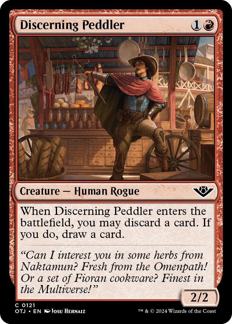 Image for Discerning Peddler (121) - Magic: The Gathering