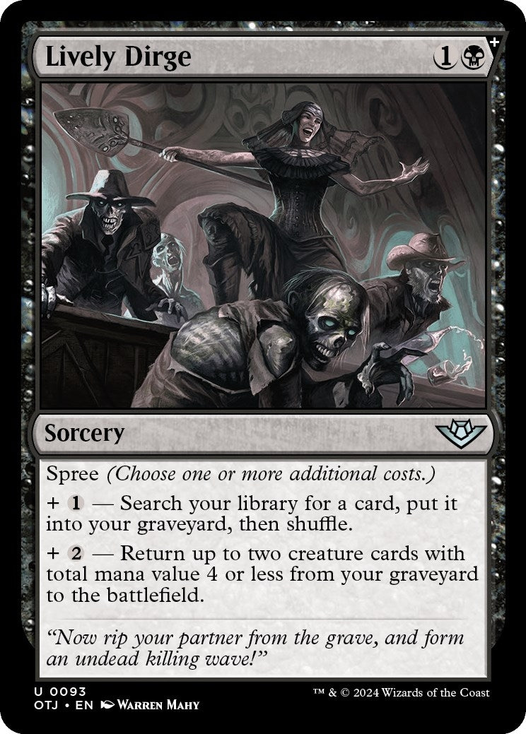 Image for Lively Dirge (93) - Magic: The Gathering