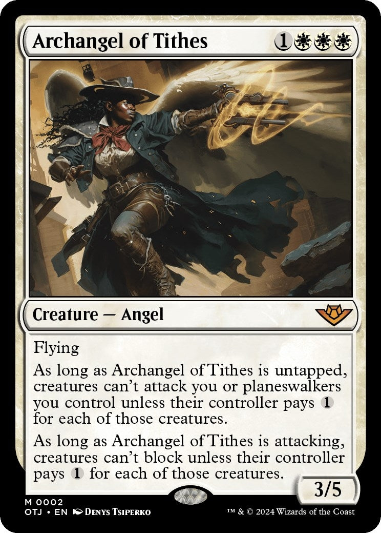 Image for Archangel of Tithes (2) (OTJ) - Magic: The Gathering