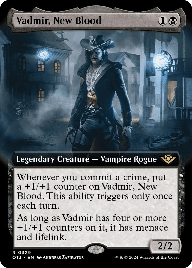Image for Vadmir, New Blood (Extended Art) (329) - Magic: The Gathering