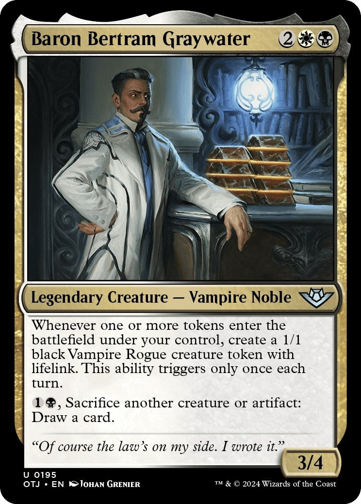 Image for Baron Bertram Graywater (195) - Magic: The Gathering