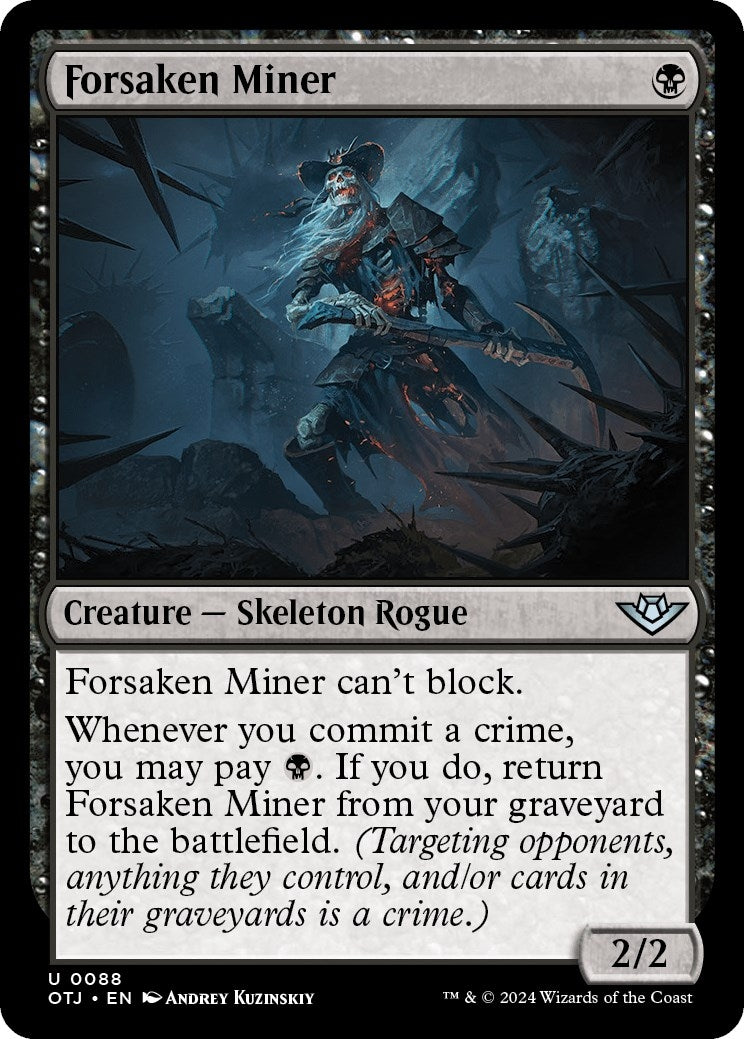 Image for Forsaken Miner (88) - Magic: The Gathering